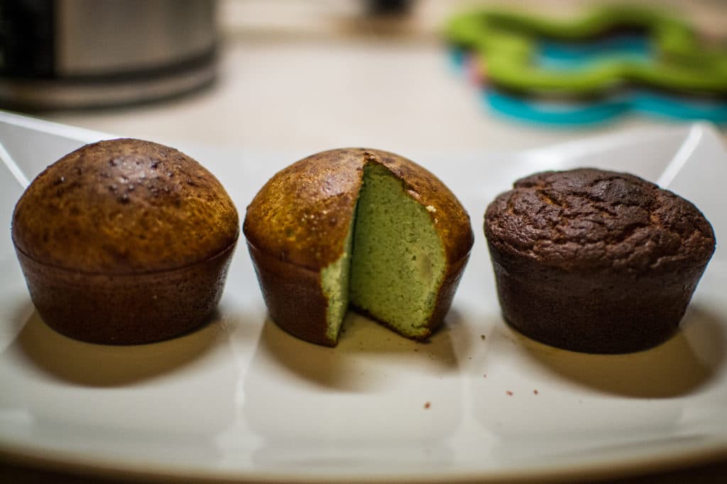 Variety of protein muffins